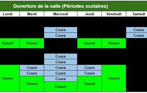 Planning périodes scolaires