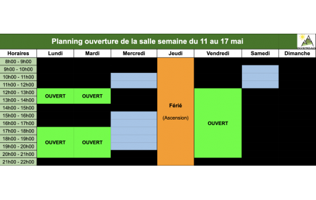 Ouverture exceptionnelle de la salle Alès'Calade le vendredi 15 mai après-midi