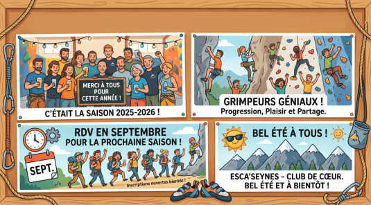 Merci pour cette superbe fin de saison ! 🧗‍♂️🎉